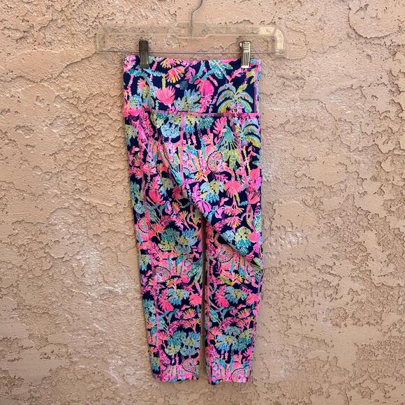 Lilly Pulitzer Oyster Bay 21” Weekender High Rise Crop Leggings XXS - Picture 8 of 11
